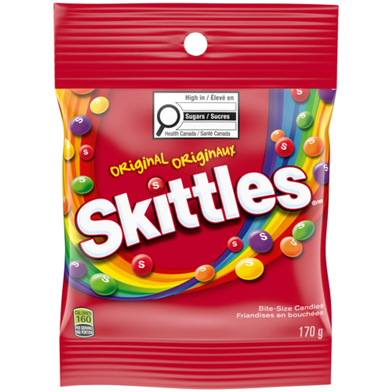 Skittles Original Peg Bag 170G